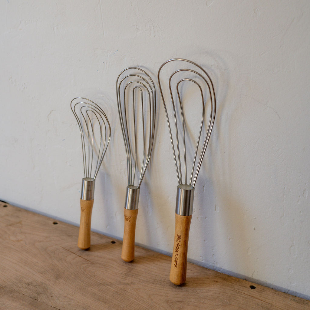 Best Whips 10" Wooden Handle Flat Roux | Best Whips | Miss Arthur | Home Goods | Tasmania