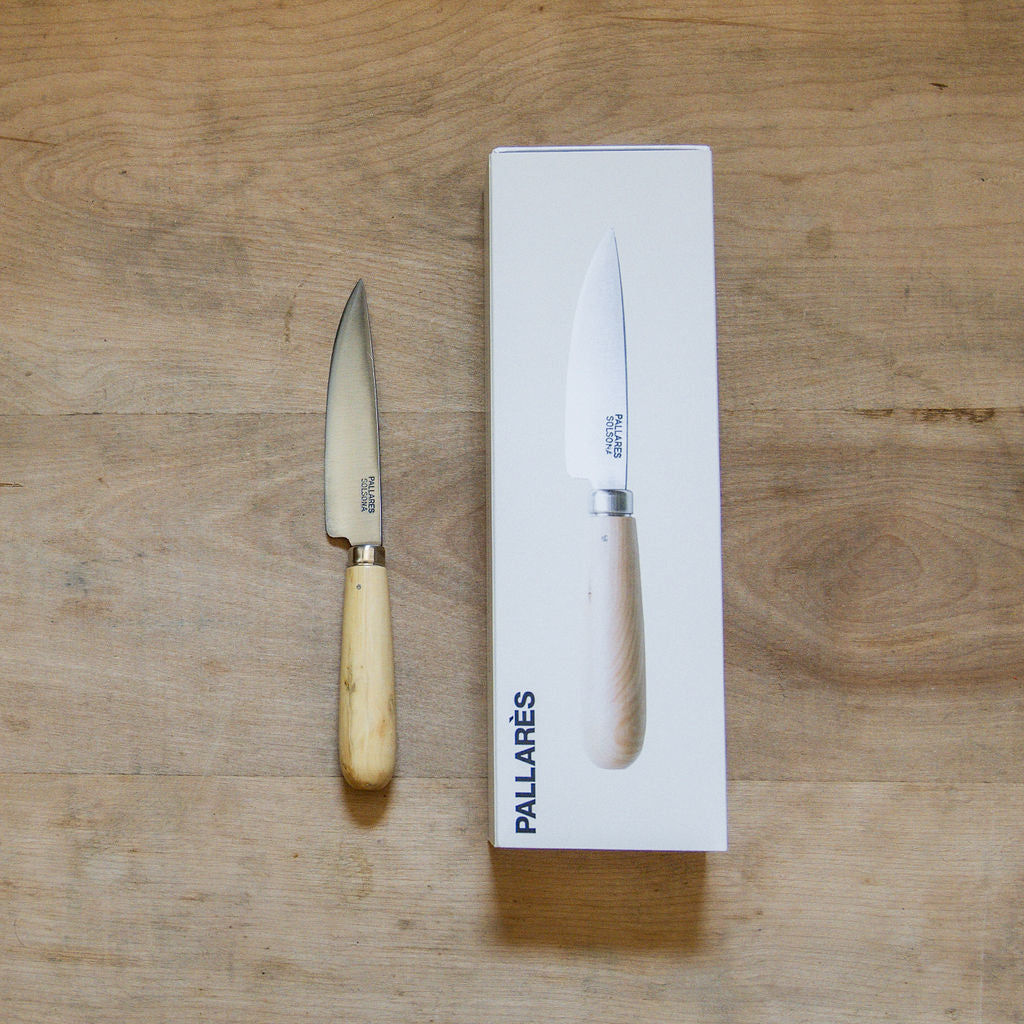 Pallares Solsona Boxwood Carbon Steel Knife 10cm | Pallarès Solsona | Miss Arthur | Home Goods | Tasmania