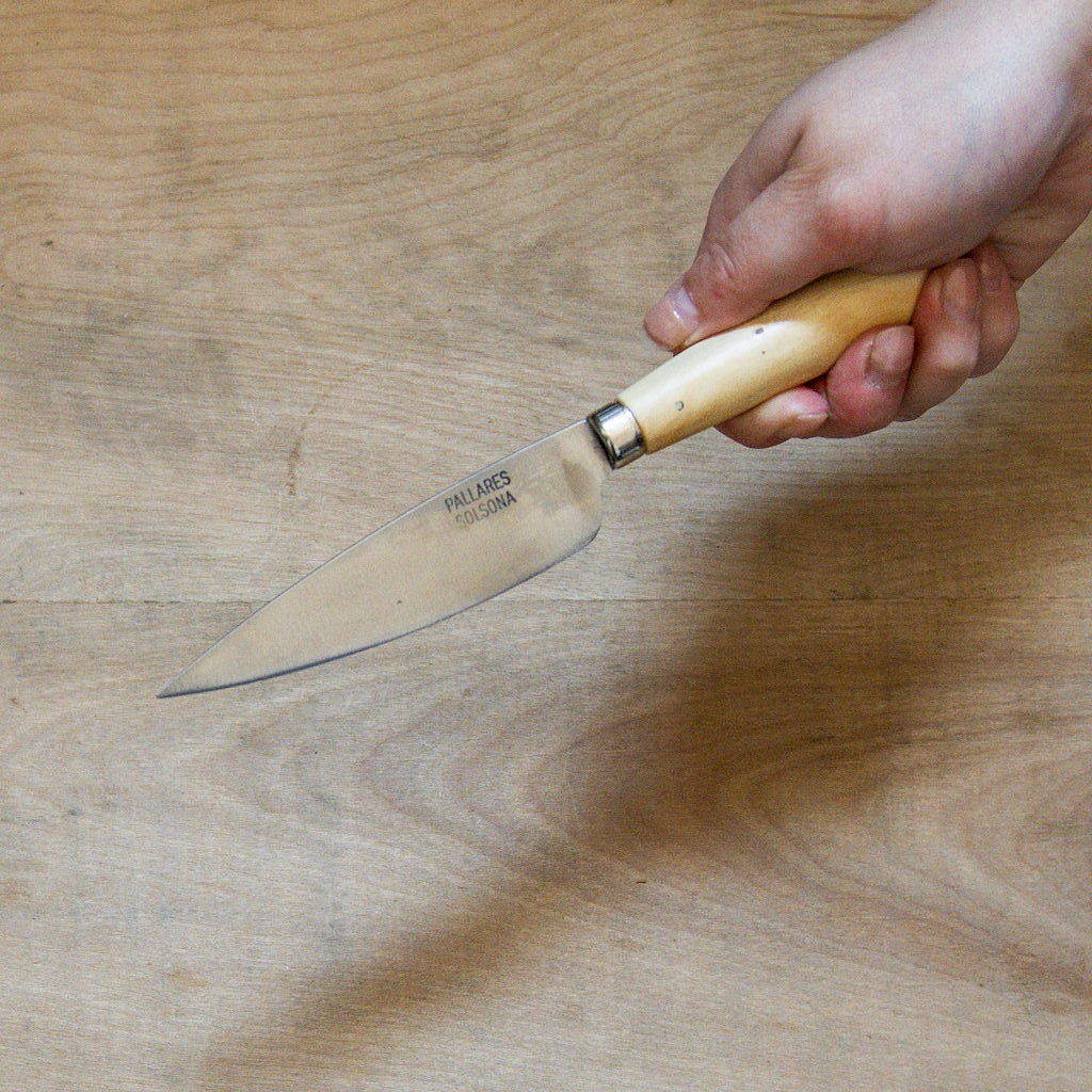 Pallares Solsona Boxwood Carbon Steel Knife 11cm | Pallarès Solsona | Miss Arthur | Home Goods | Tasmania