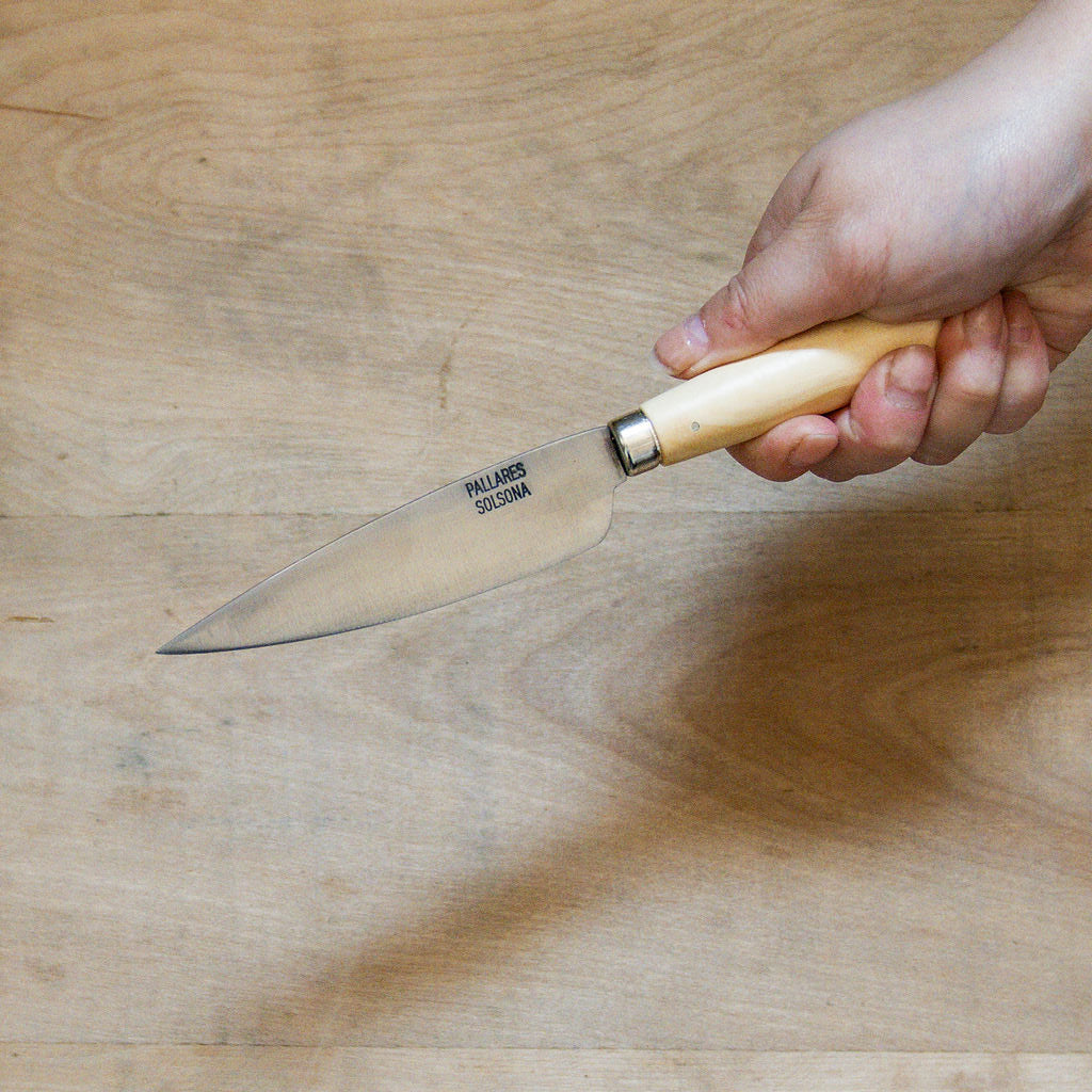 Pallares Solsona Boxwood Carbon Steel Knife 12cm | Pallarès Solsona | Miss Arthur | Home Goods | Tasmania