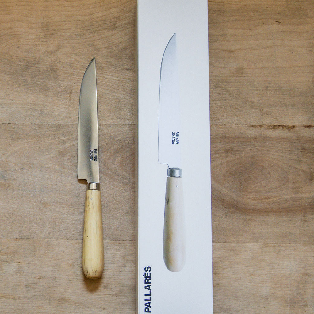 Pallares Solsona Boxwood Carbon Steel Knife 15cm | Pallarès Solsona | Miss Arthur | Home Goods | Tasmania