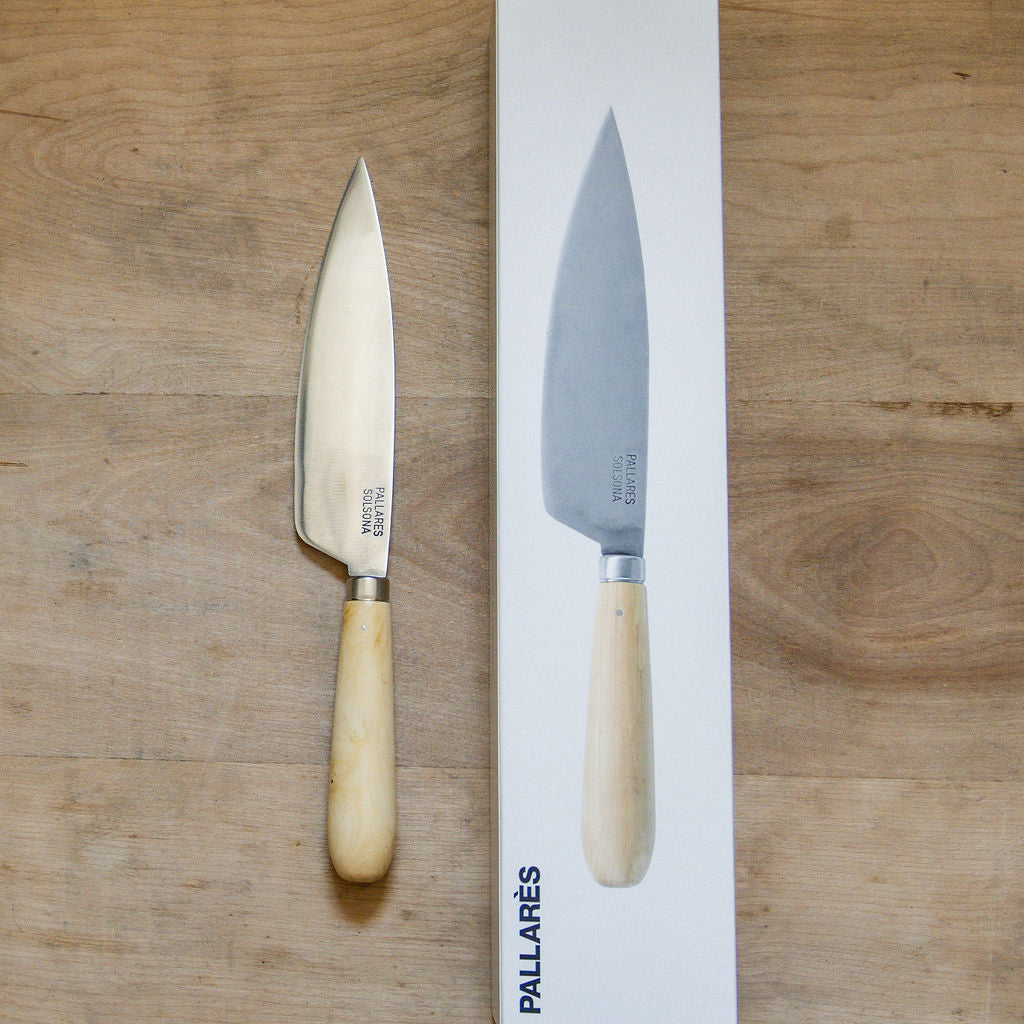 Pallares Solsona Boxwood Carbon Steel Knife 16cm | Pallarès Solsona | Miss Arthur | Home Goods | Tasmania