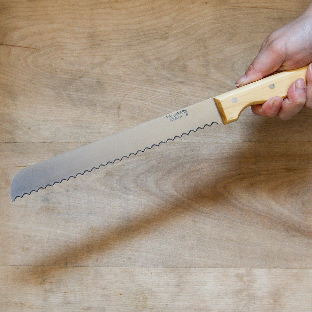 Pallares Solsona Boxwood Stainless Steel Bread Knife 22cm | Pallarès Solsona | Miss Arthur | Home Goods | Tasmania