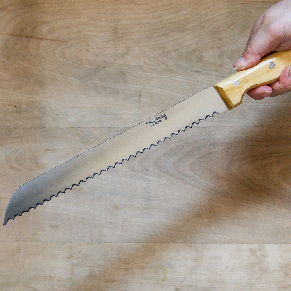 Pallares Solsona Boxwood Stainless Steel Bread Knife 25cm | Pallarès Solsona | Miss Arthur | Home Goods | Tasmania
