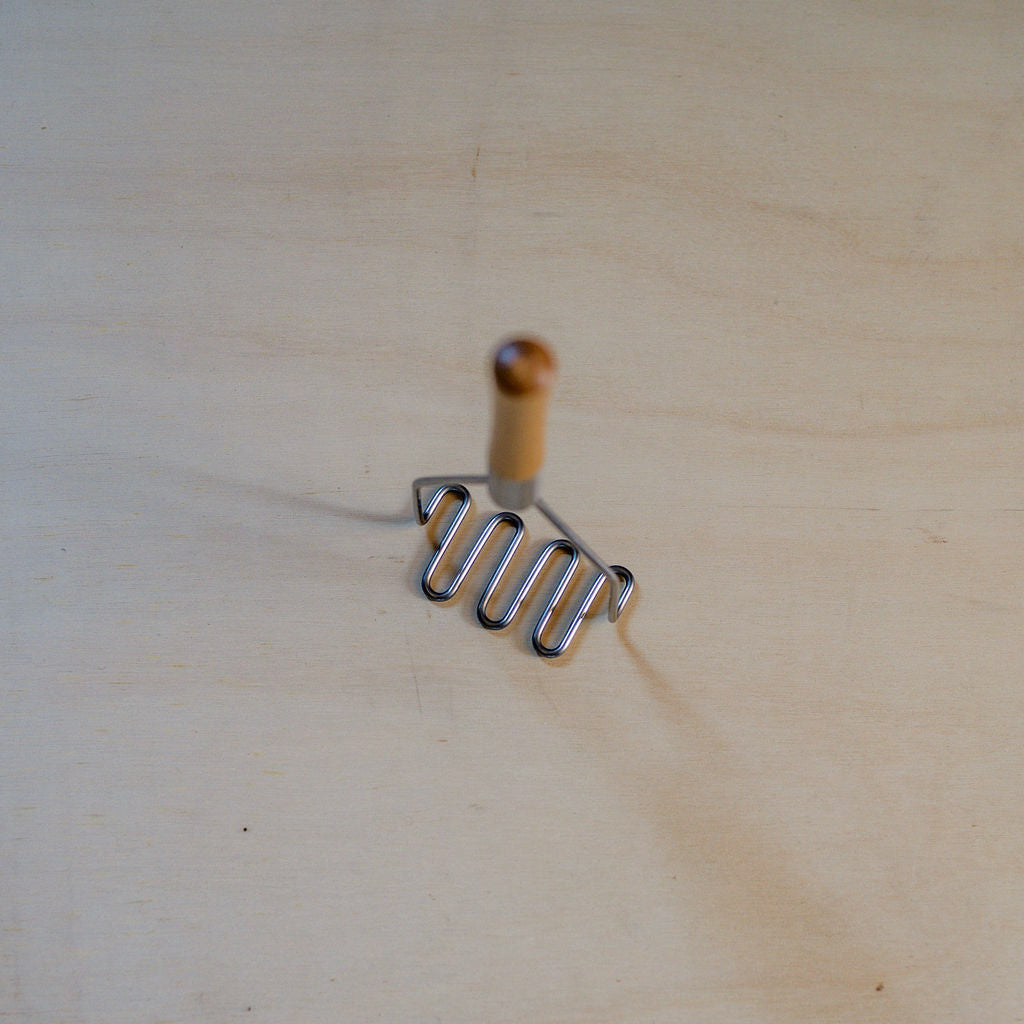Best Whips 8" Wooden Handle Mini Masher | Best Whips | Miss Arthur | Home Goods | Tasmania