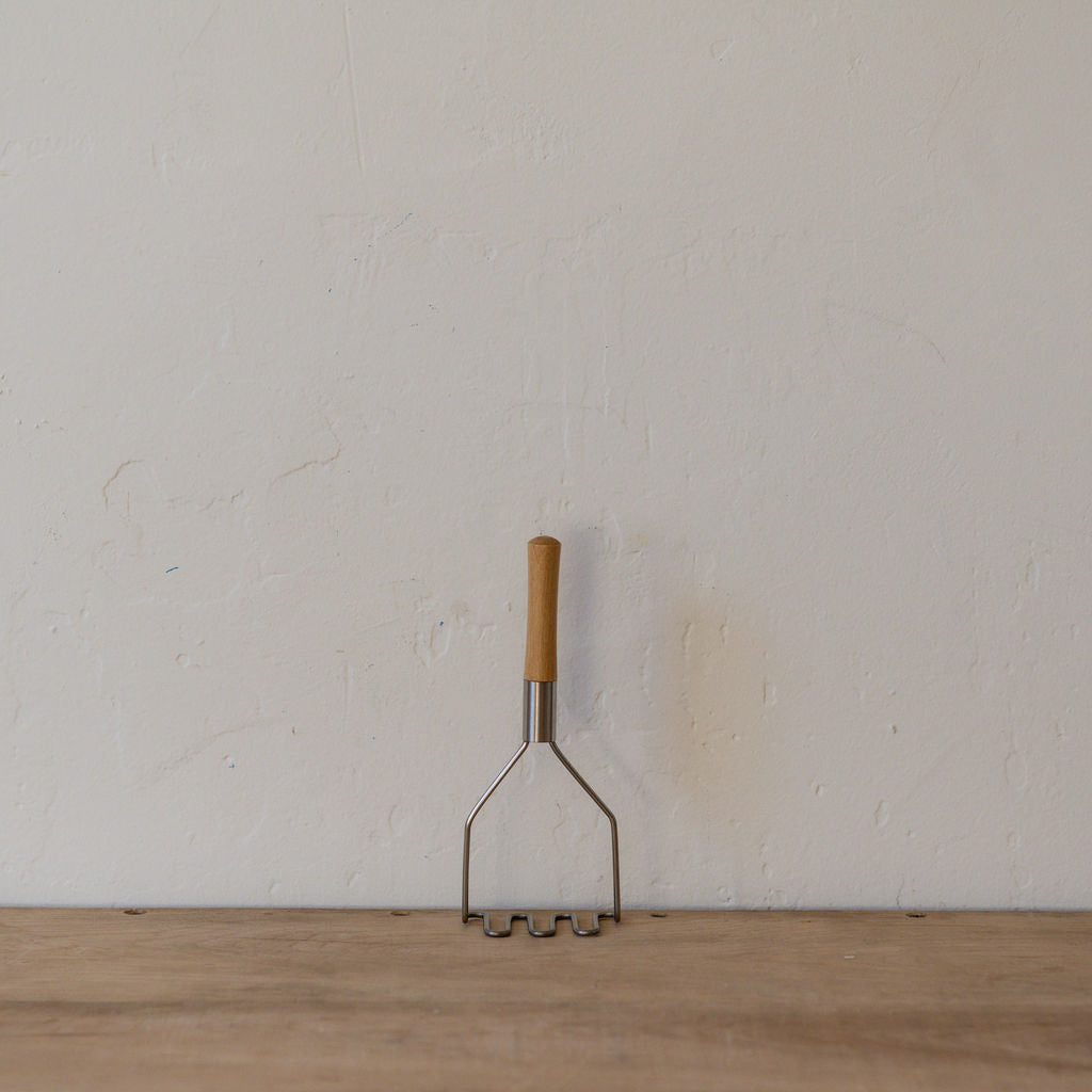 Best Whips 8" Wooden Handle Mini Masher | Best Whips | Miss Arthur | Home Goods | Tasmania