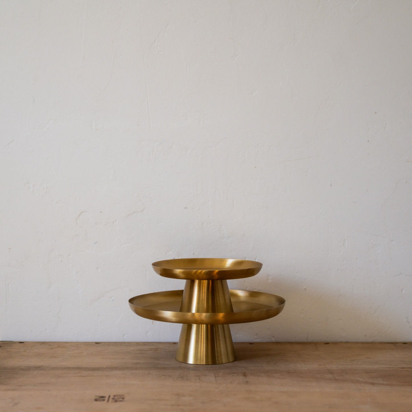 Fog Linen Work Brass Cake Stand Medium | Fog Linen Work | Miss Arthur | Home Goods | Tasmania