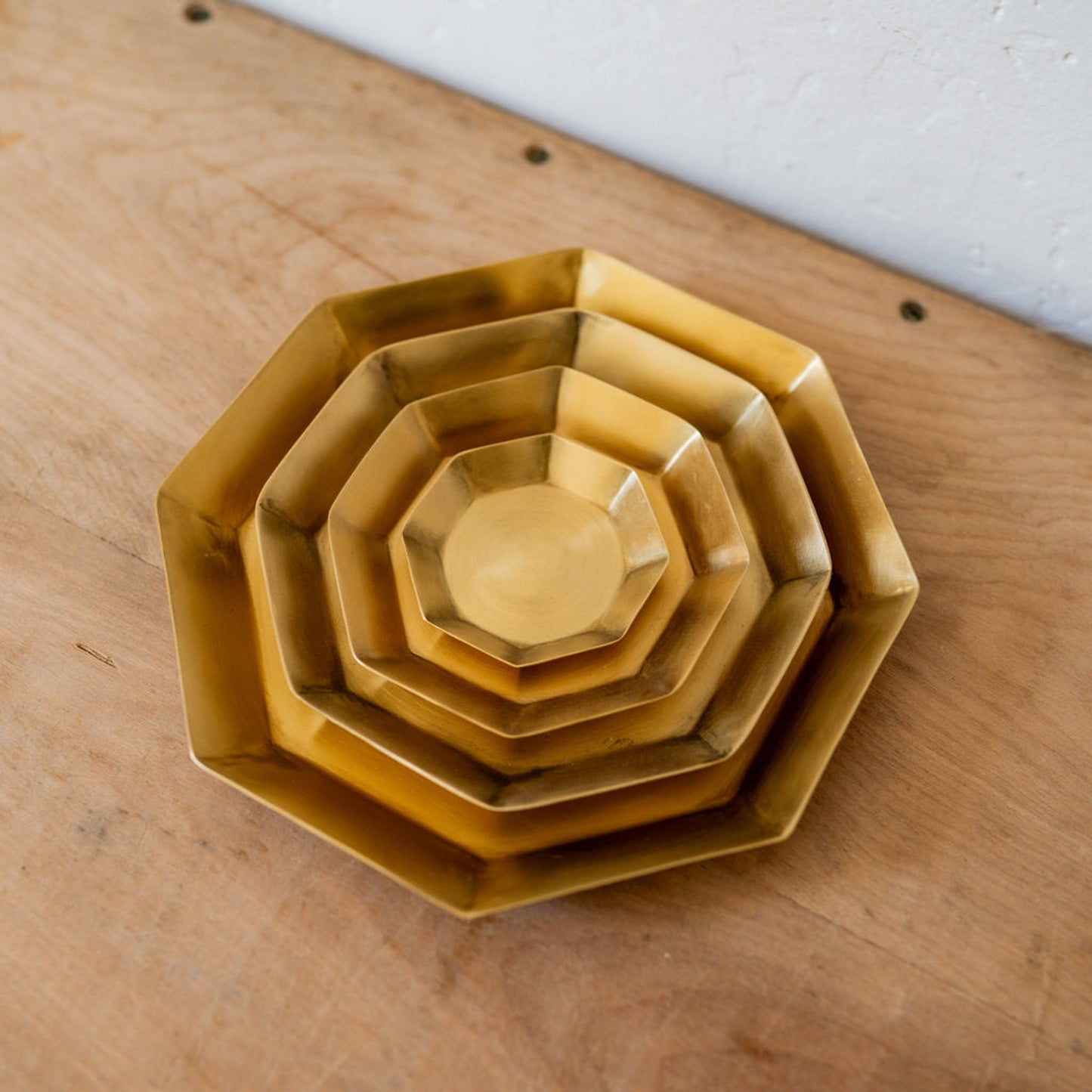 Fog Linen Work Brass Plate Octagon Small | Fog Linen Work | Miss Arthur | Home Goods | Tasmania