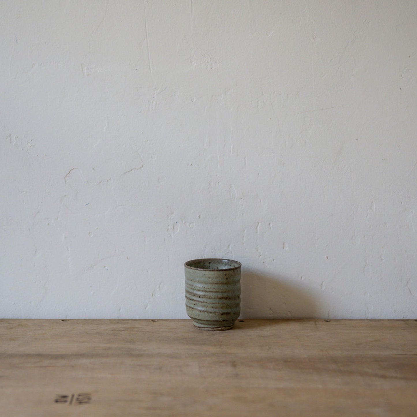 Sallee Warner Ceramics Pottery Footed Beaker Green | Sallee Warner Ceramics | Miss Arthur | Home Goods | Tasmania