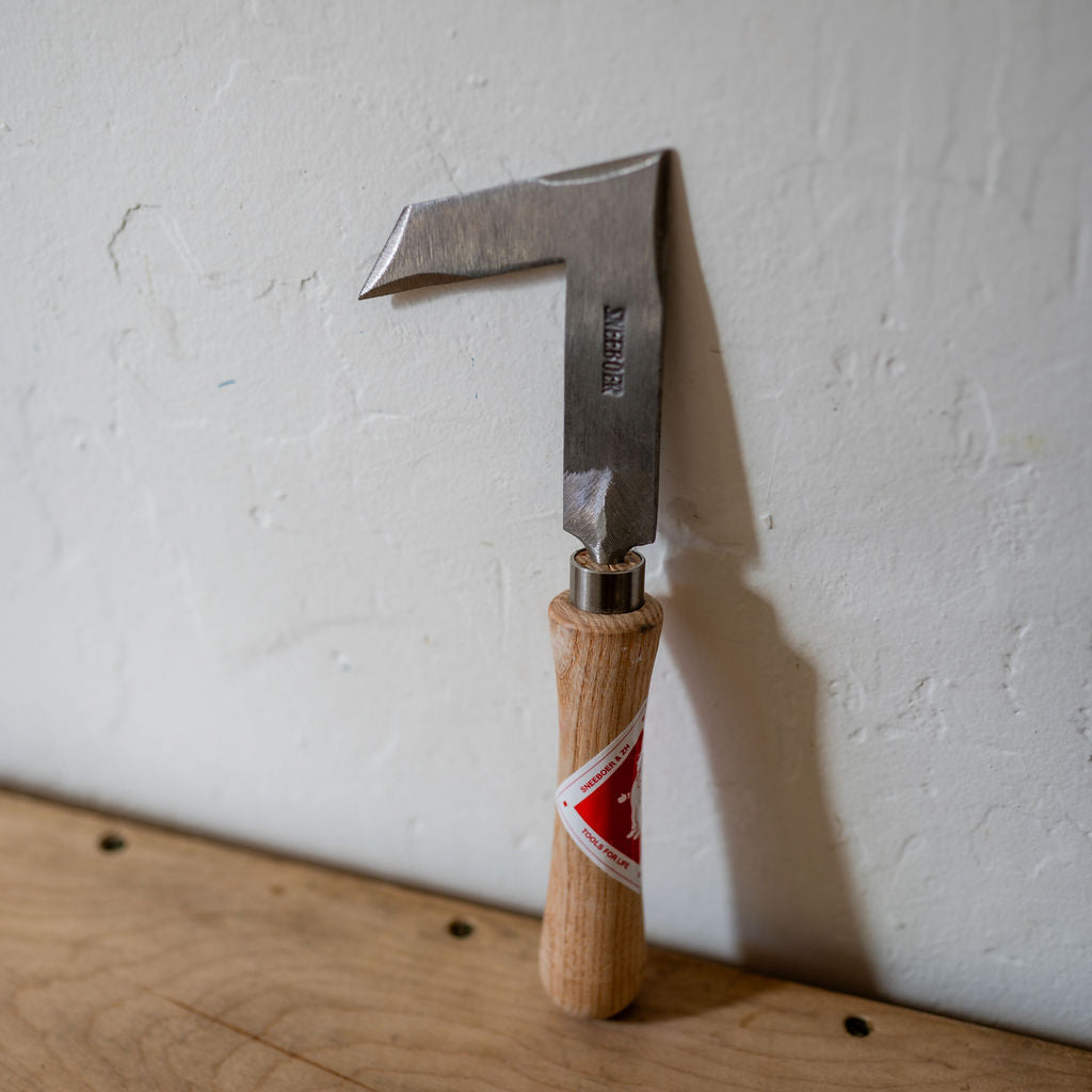 Sneeboer Flat Stone Scratcher Ash Handle | Sneeboer Manufacturing | Miss Arthur | Home Goods | Tasmania