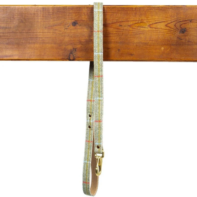 Tweedmill Textiles Tweed Dog Lead 100cm Khaki | Tweedmill Textiles | Miss Arthur | Home Goods | Tasmania