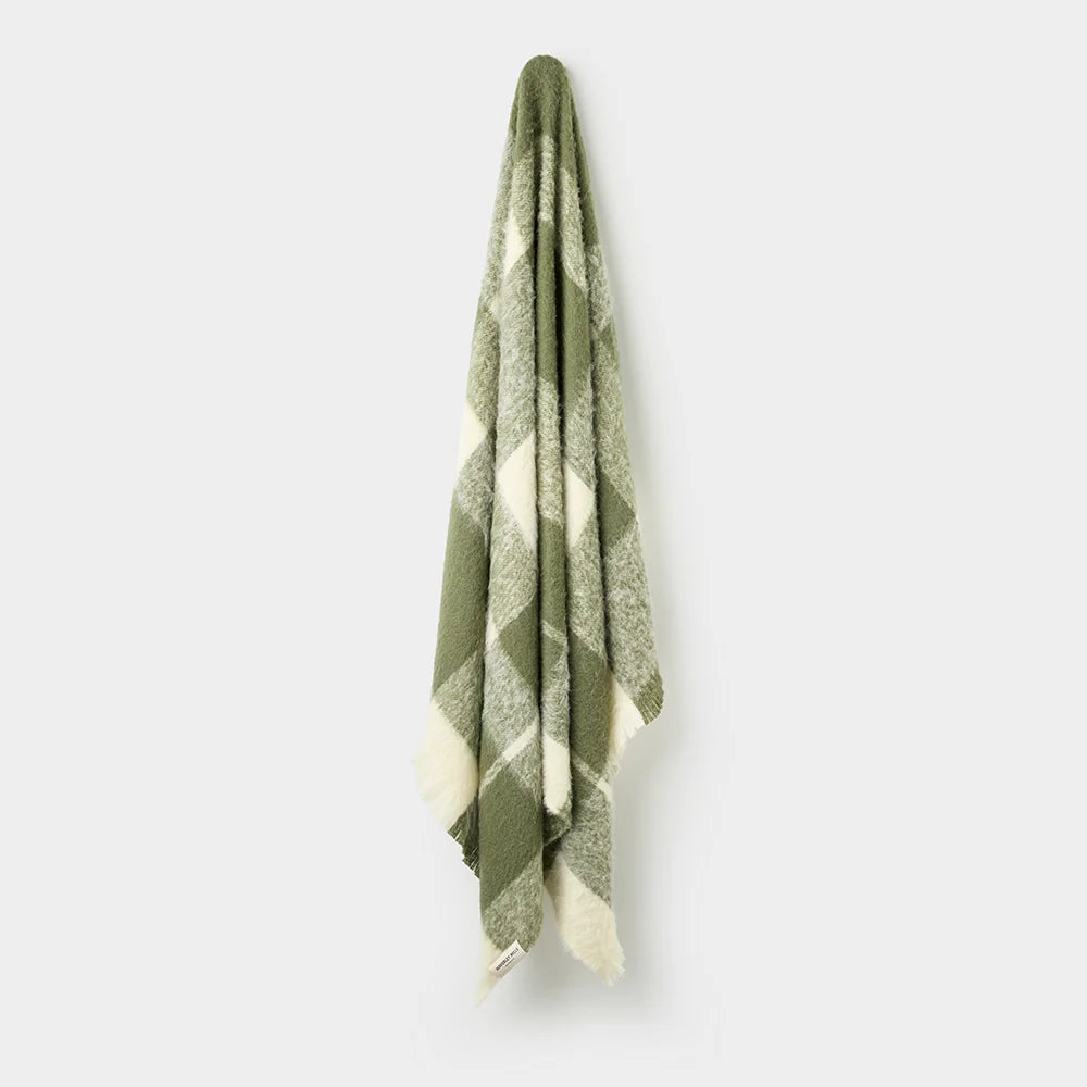 Waverley Mills Alpaca Hush Throw Olive