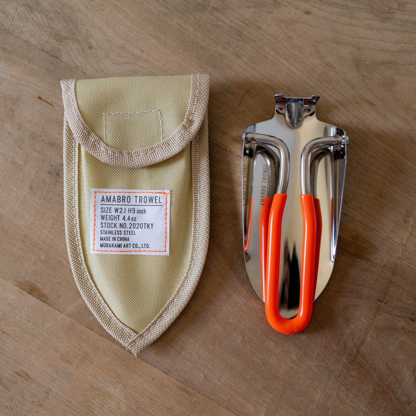 Amabro Stainless Folding Trowel Orange | Amabro | Miss Arthur | Home Goods | Tasmania