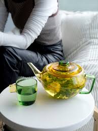 Amabro Two Tone Glass Teapot Yellow Green | Amabro | Miss Arthur | Home Goods | Tasmania