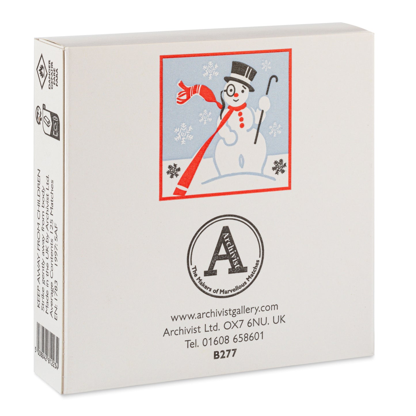 Archivist Luxury Matches The Snowman | Archivist | Miss Arthur | Home Goods | Tasmania