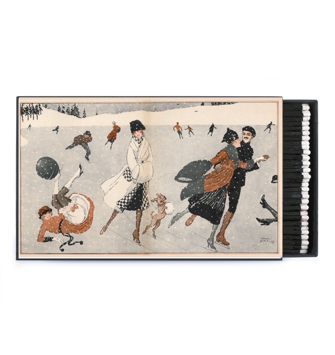 Archivist Luxury Matches Giant Snowy Skaters | Archivist | Miss Arthur | Home Goods | Tasmania