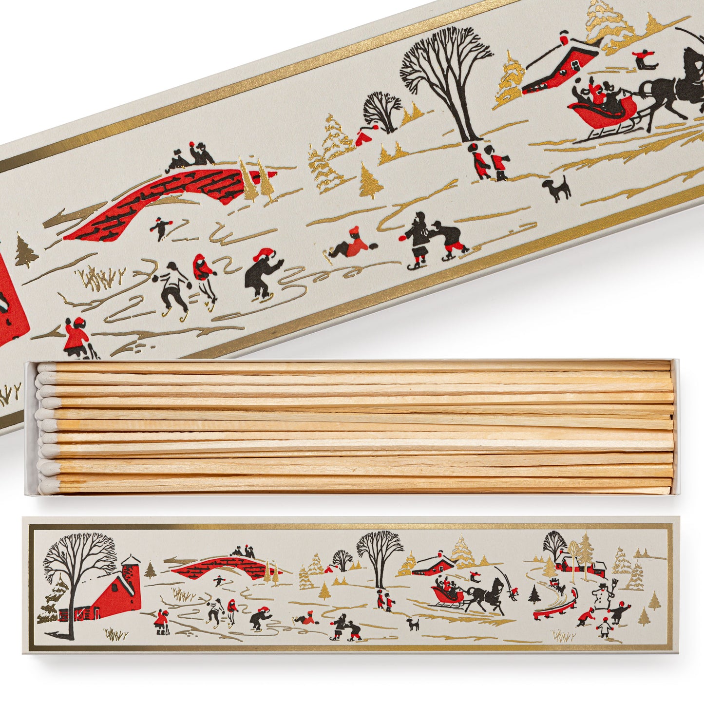 Archivist Luxury Matches Long Winter Snowscape | Archivist | Miss Arthur | Home Goods | Tasmania