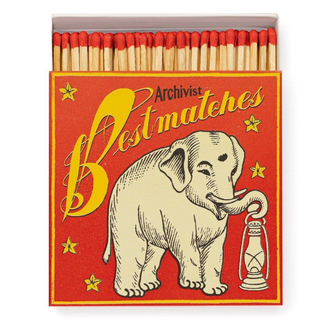 Archivist Luxury Matches Bestmatches Elephant | Archivist | Miss Arthur | Home Goods | Tasmania