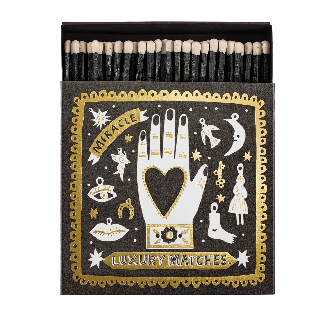 Archivist Luxury Matches Black Miracle | Archivist | Miss Arthur | Home Goods | Tasmania