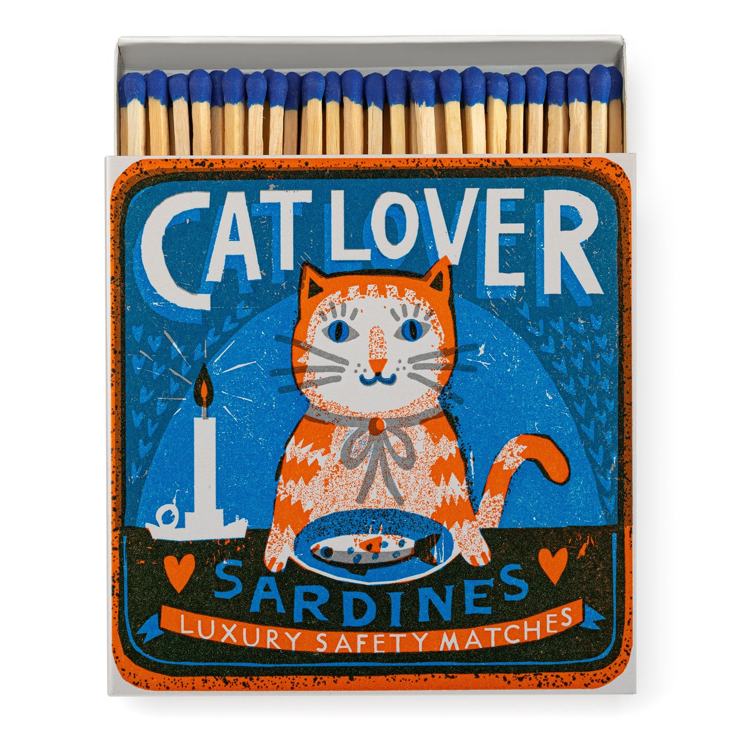 Archivist Luxury Matches Cat Lovers Sardines by The Printed Peanut | Archivist | Miss Arthur | Home Goods | Tasmania