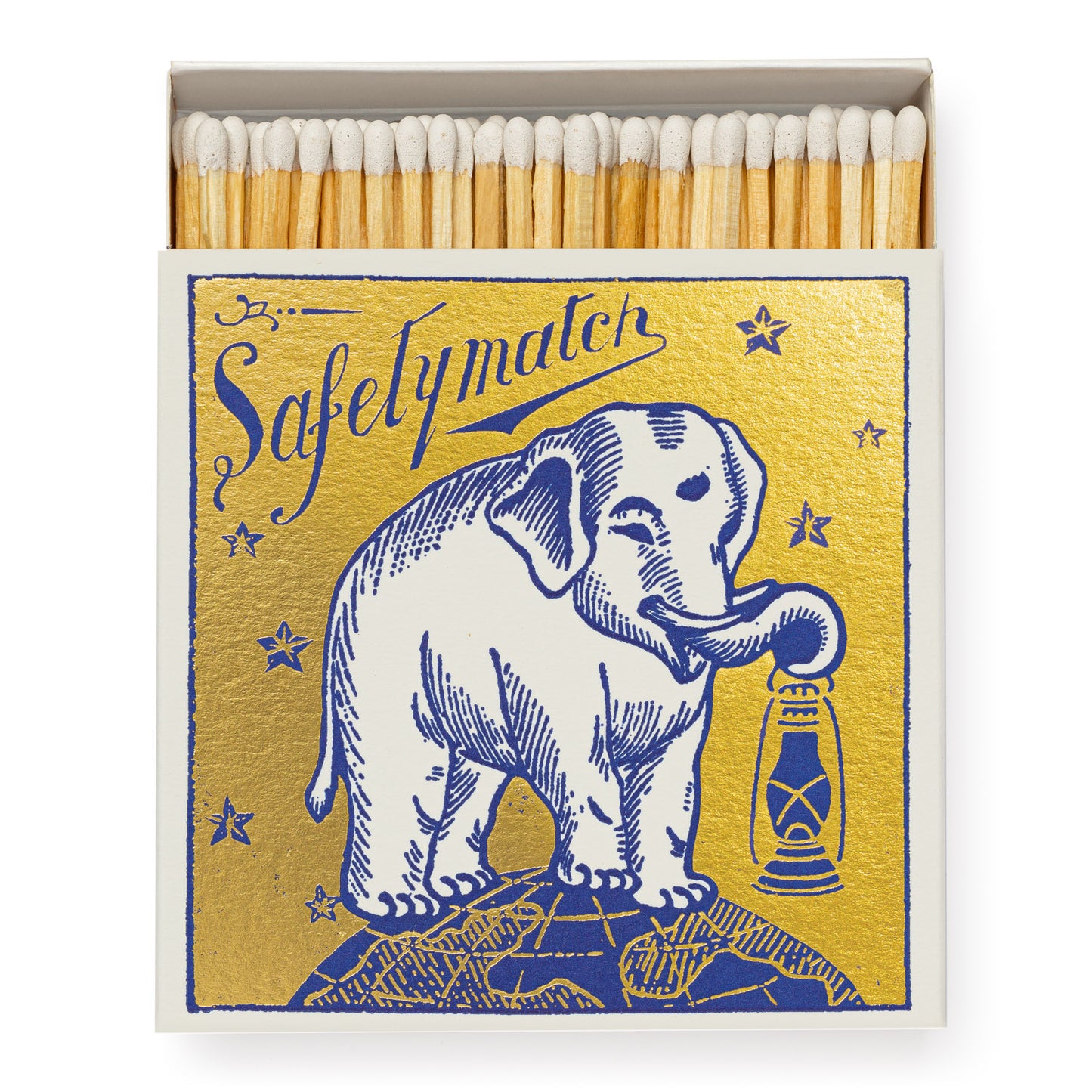 Archivist Luxury Matches Gold Elephant | Archivist | Miss Arthur | Home Goods | Tasmania