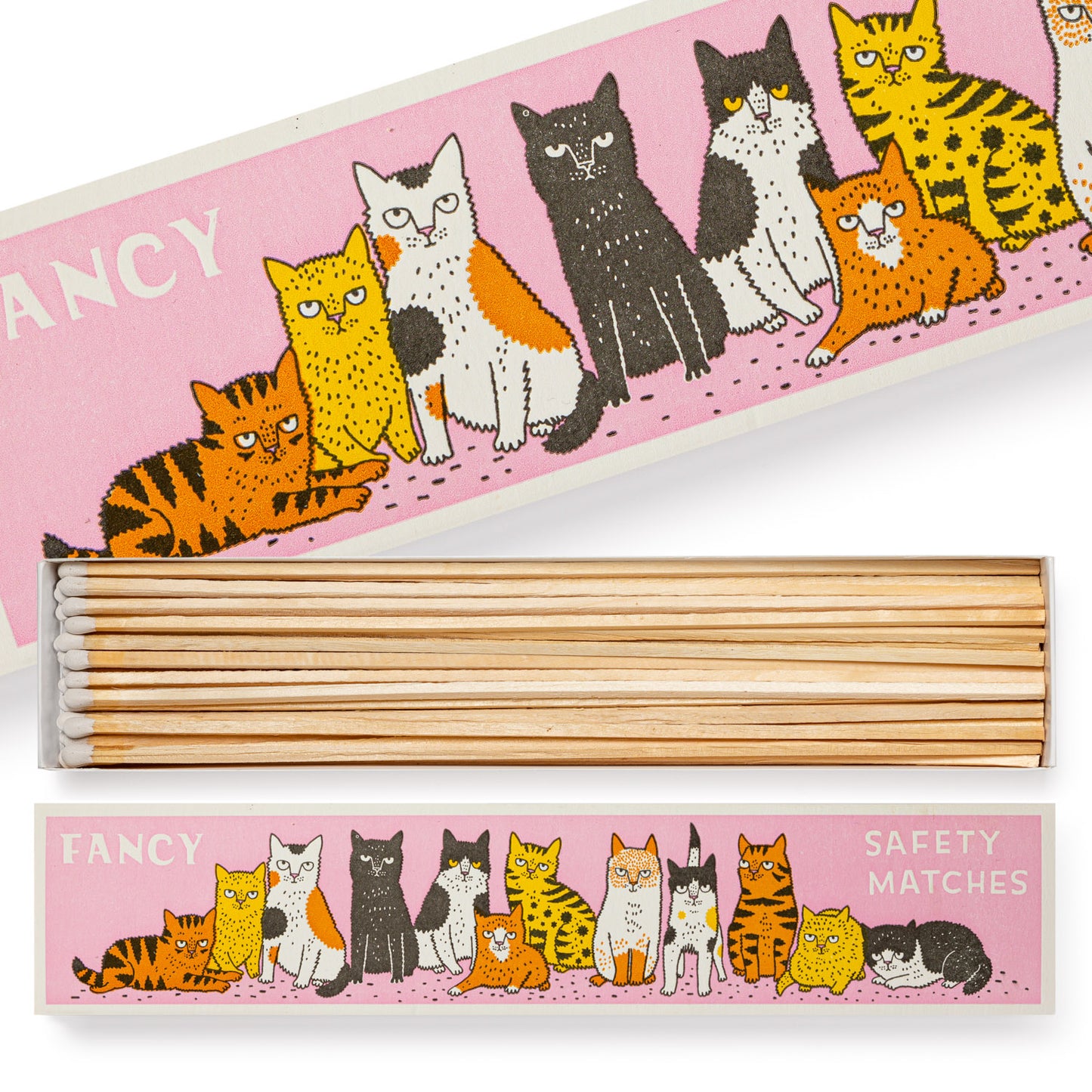 Archivist Luxury Matches Long Fancy Cat | Archivist | Miss Arthur | Home Goods | Tasmania