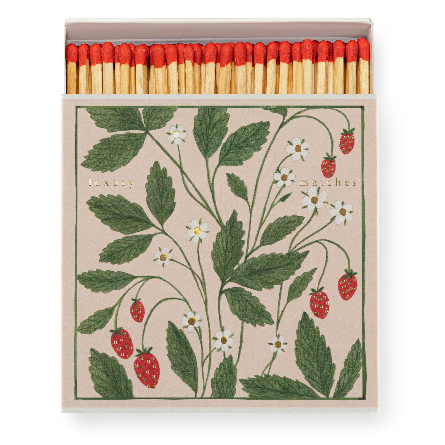 Archivist Luxury Matches Strawberry by Wanderlust Paper Co | Archivist | Miss Arthur | Home Goods | Tasmania