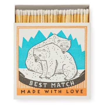 Archivist Luxury Matches Polar Bears | Archivist | Miss Arthur | Home Goods | Tasmania