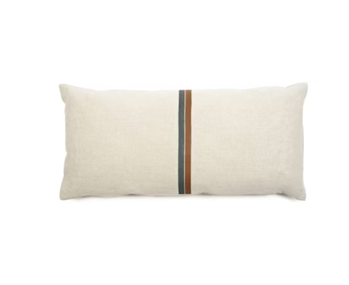 Libeco Atlas Cushion Cover Natural 40cm x 80cm | Libeco | Miss Arthur | Home Goods | Tasmania