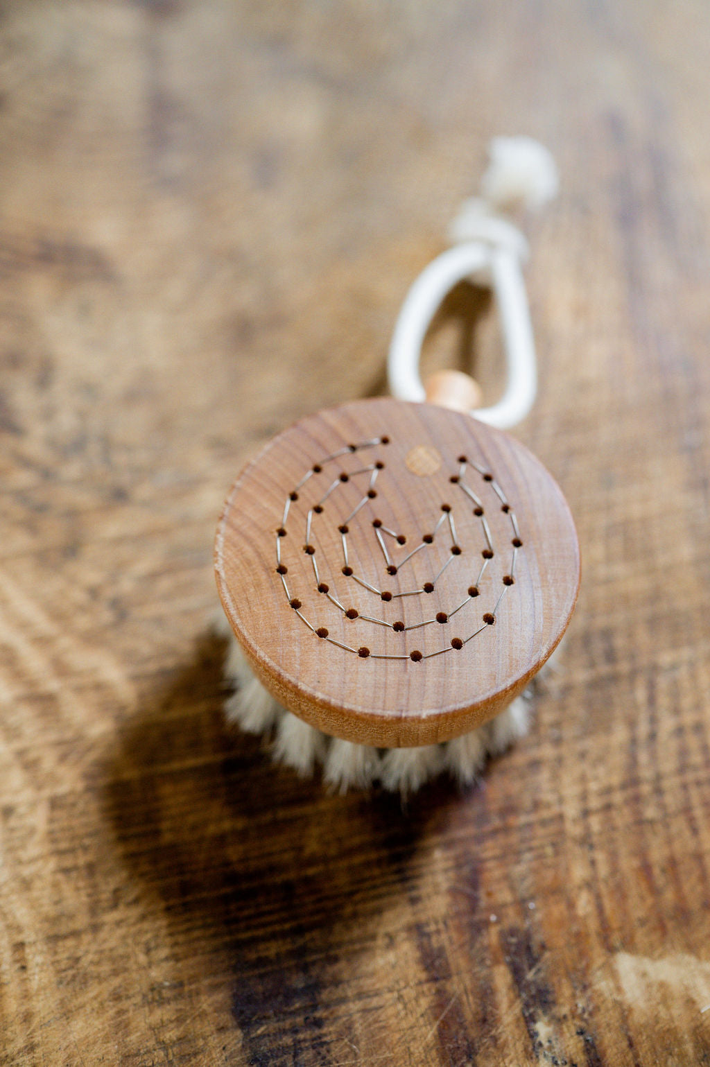 Bath Brush Puck Birch Horsehair | Iris Hantverk | Miss Arthur | Home Goods | Tasmania