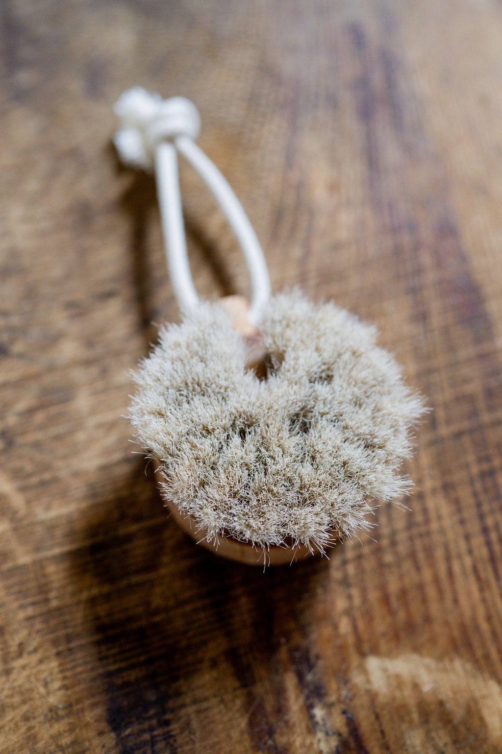 Bath Brush Puck Birch Horsehair | Iris Hantverk | Miss Arthur | Home Goods | Tasmania