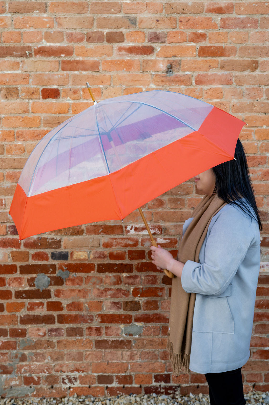 ECO-CLEAR Umbrella Orange | U-DAY | Miss Arthur | Home Goods | Tasmania