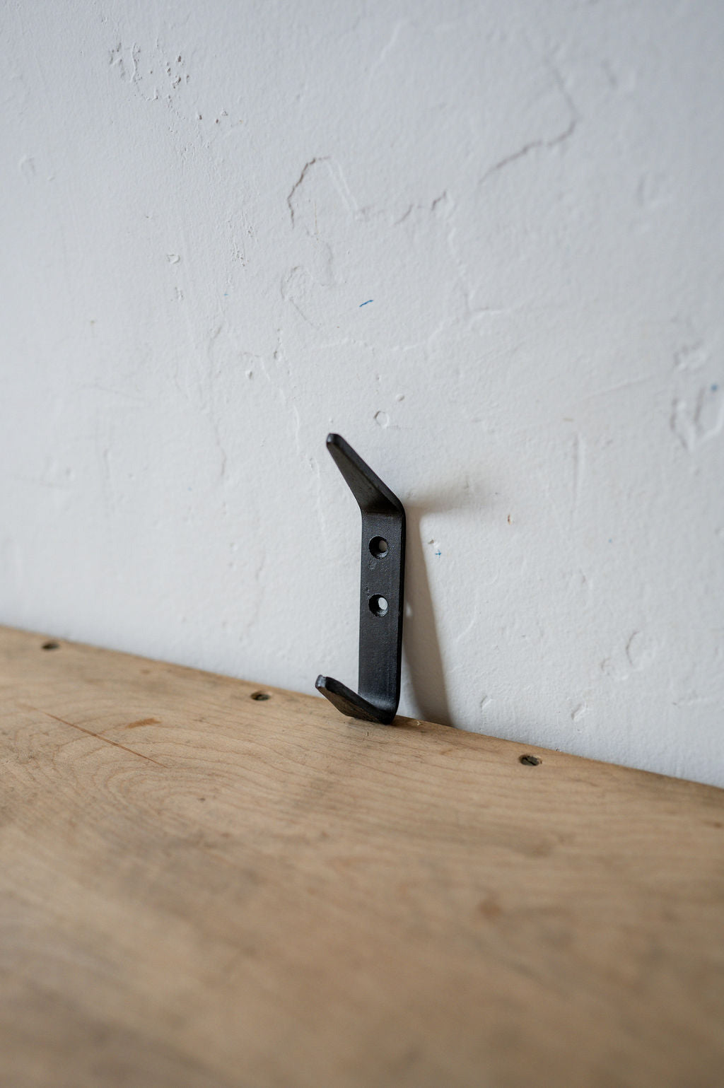 Brut Coat Hook Double Black | Brut | Miss Arthur | Home Goods | Tasmania