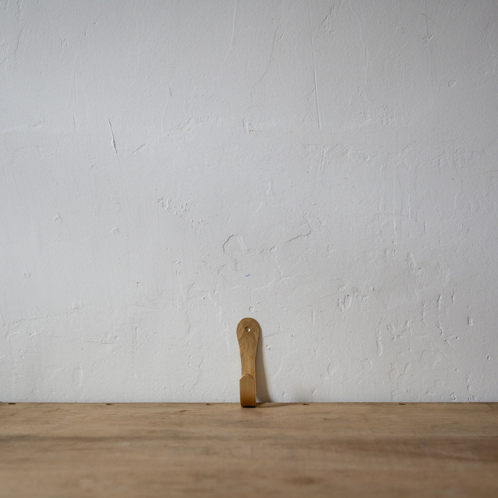 Brut Coat Hook Round Brass | Brut | Miss Arthur | Home Goods | Tasmania