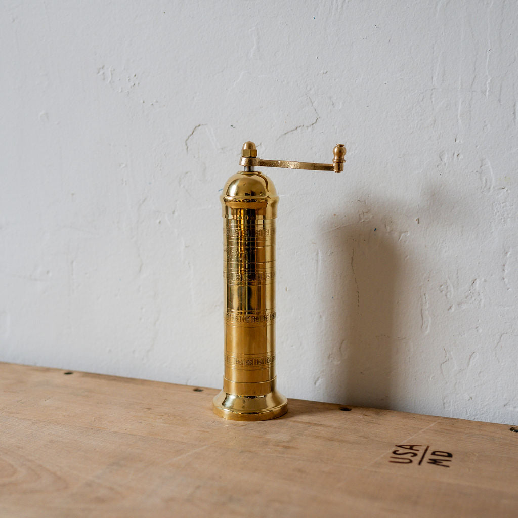 Alexander Brass Salt Mill 108 | Alexander | Miss Arthur | Home Goods | Tasmania