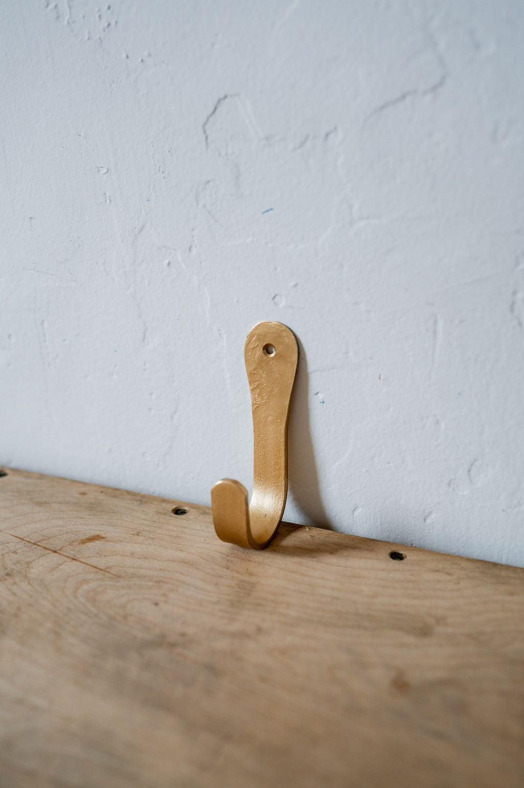 Brut Coat Hook Round Brass | Brut | Miss Arthur | Home Goods | Tasmania