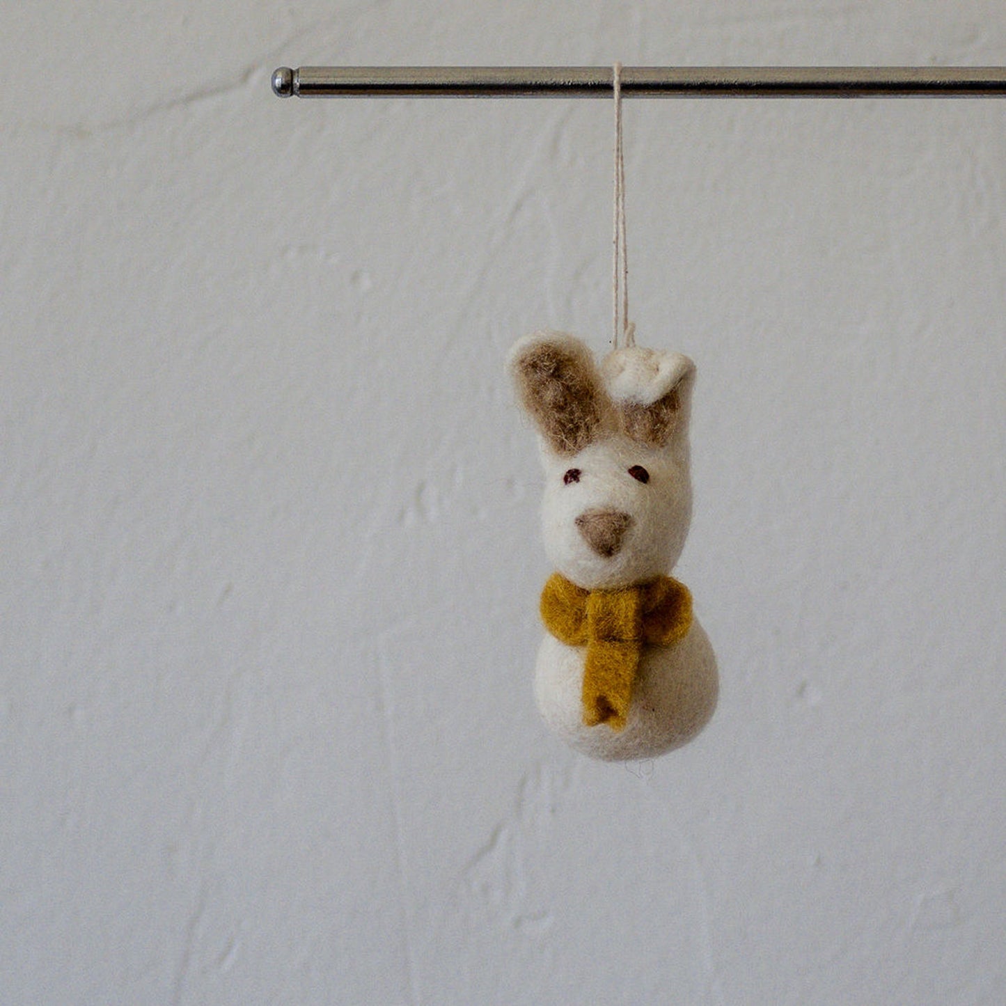 Gry & Sif Small White Bunny Bow Ornament | Gry & Sif | Miss Arthur | Home Goods | Tasmania