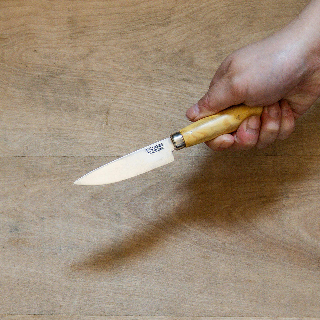 Pallares Solsona Boxwood Carbon Steel Knife 8cm | Pallarès Solsona | Miss Arthur | Home Goods | Tasmania