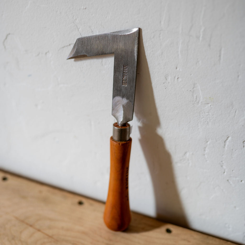 Sneeboer Flat Stone Scratcher Cherry Handle | Sneeboer Manufacturing | Miss Arthur | Home Goods | Tasmania