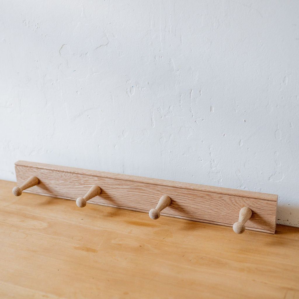 Creamore Mill Oak 4 Pegs Rail | Creamore Mill | Miss Arthur | Home Goods | Tasmania