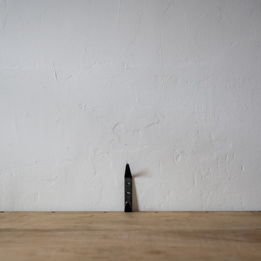 Brut Coat Hook Double Black | Brut | Miss Arthur | Home Goods | Tasmania