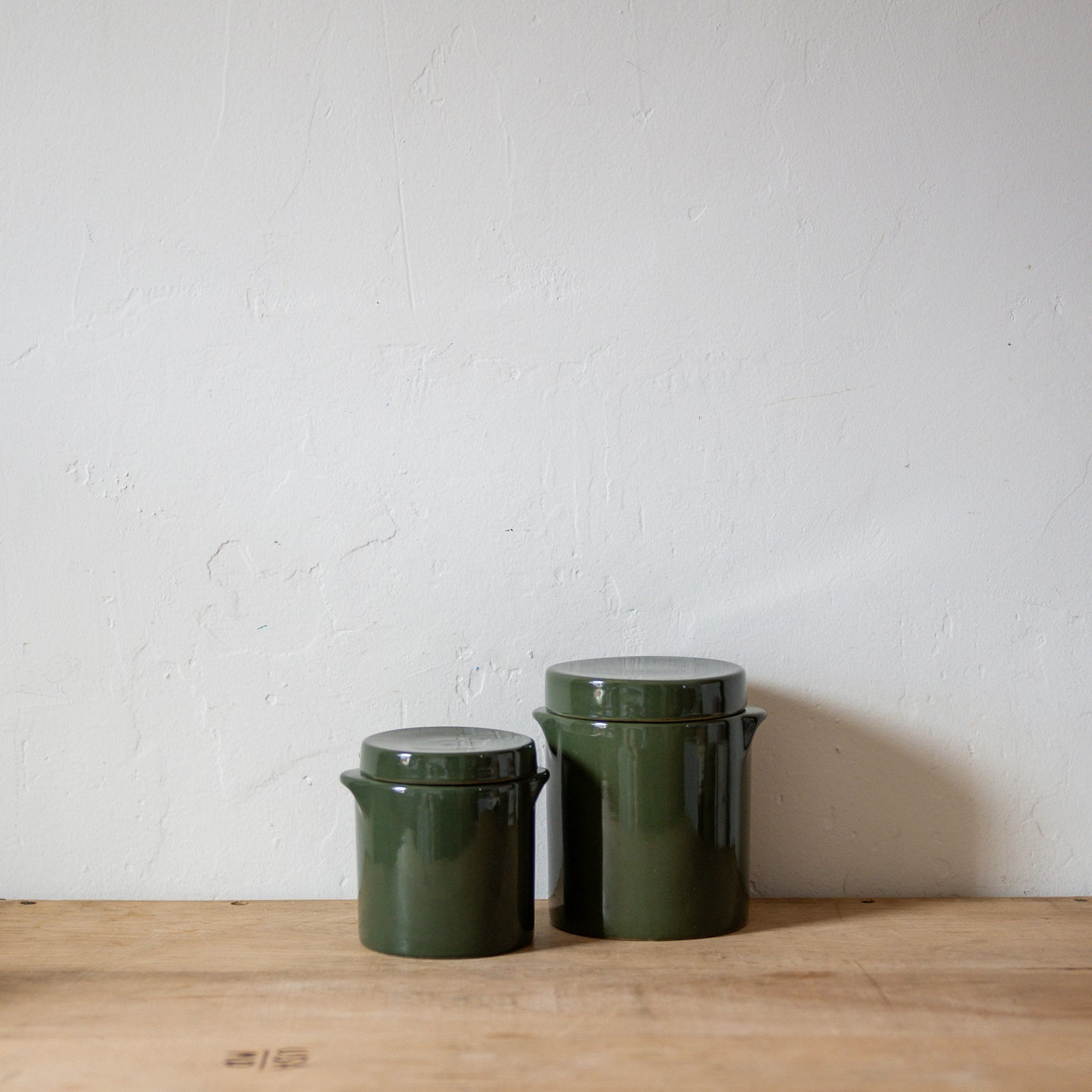 Manufacture de Digoin Round Lidded Jar 500ml Laurier | Manufacture de Digoin | Miss Arthur | Home Goods | Tasmania