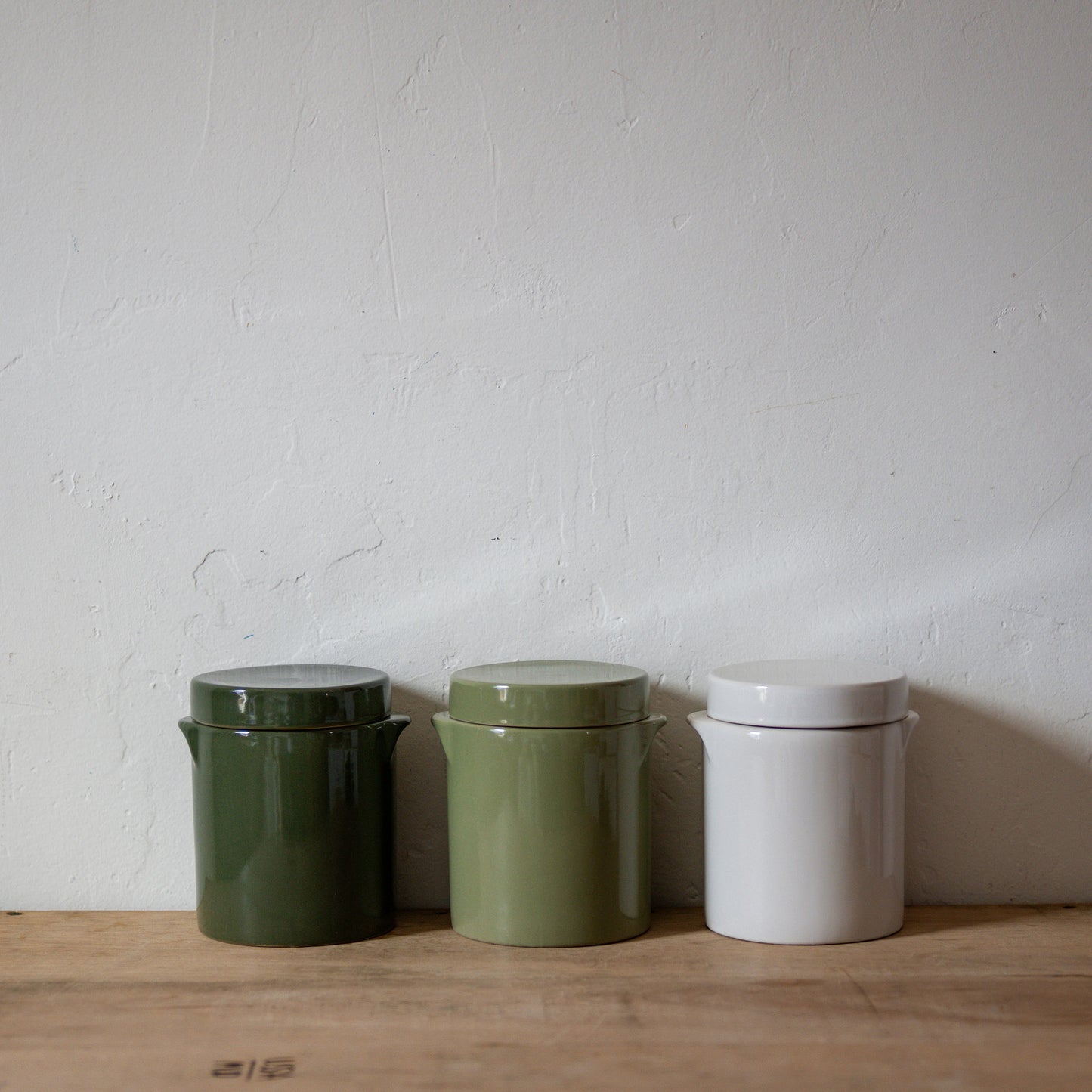 Manufacture de Digoin Round Lidded Jar 1L Blanc | Manufacture de Digoin | Miss Arthur | Home Goods | Tasmania
