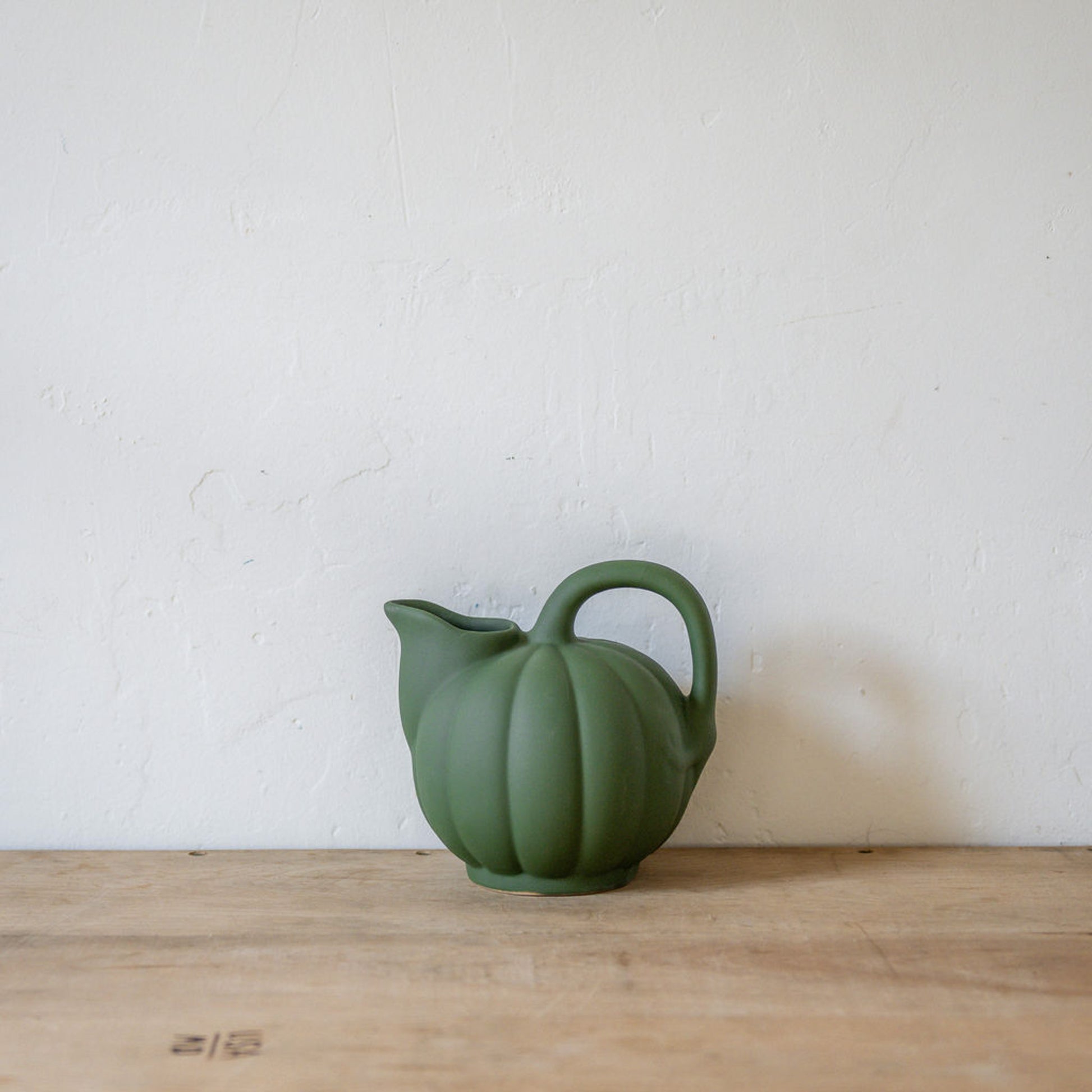 Manufacture de Digoin Melon Shaped Jug 1L Vert Mousse | Manufacture de Digoin | Miss Arthur | Home Goods | Tasmania