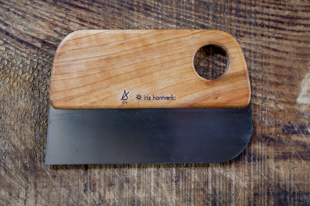 Iris Hantverk Dough Scraper Birch Stainless Steel | Iris Hantverk | Miss Arthur | Home Goods | Tasmania