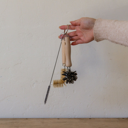 Redecker Basin Cleaning Brush Trio Set | Redecker | Miss Arthur | Home Goods | Tasmania