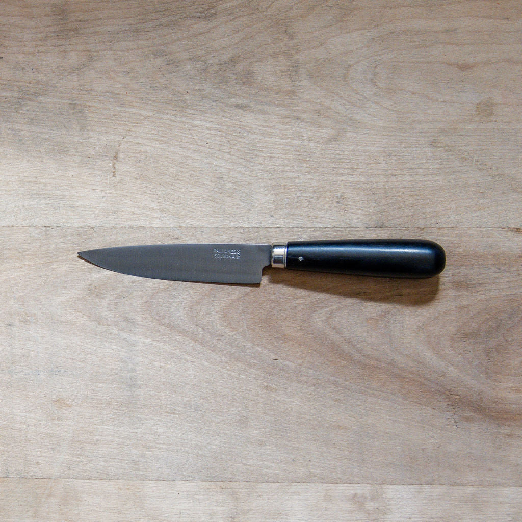 Pallares Solsona Ebony Stainless Steel Knife 10cm | Pallarès Solsona | Miss Arthur | Home Goods | Tasmania