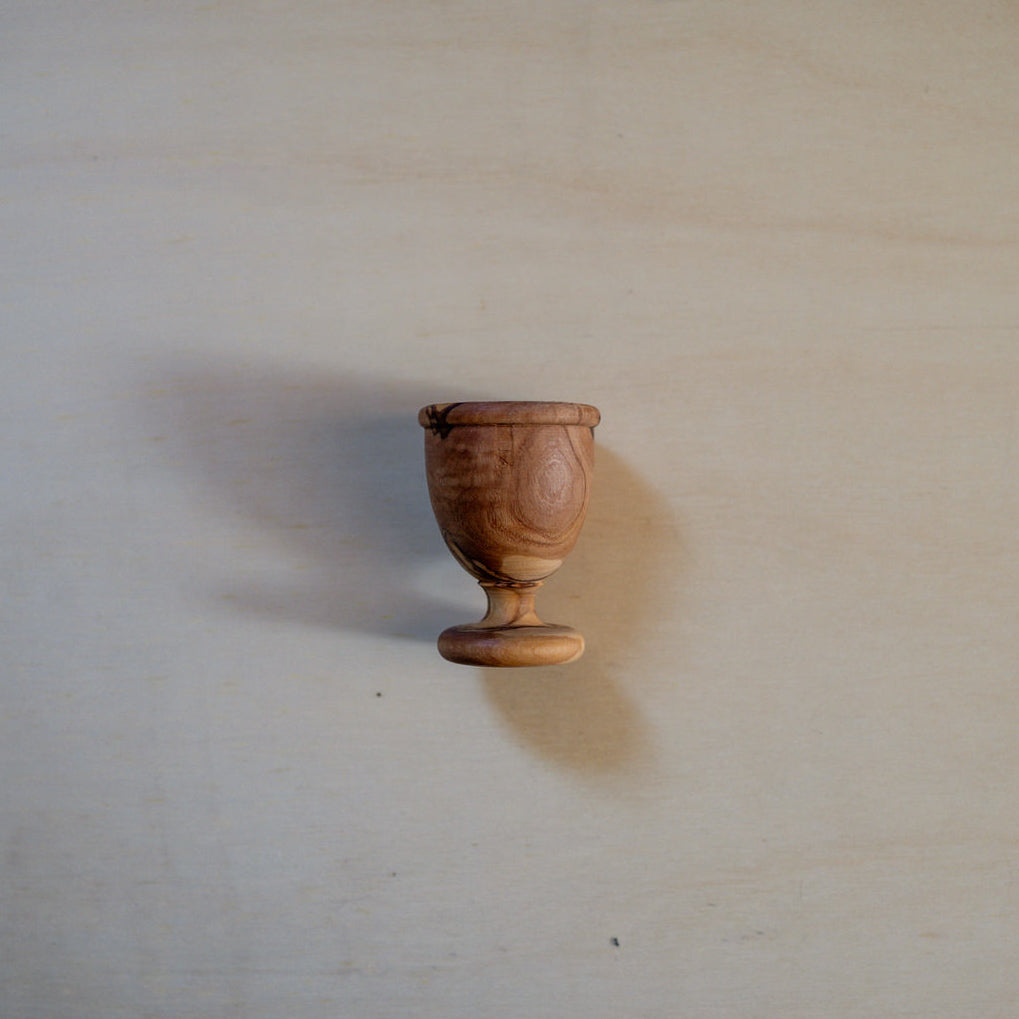 Olive Wood Footed Egg Cup | Artisanal Goods | Miss Arthur | Home Goods | Tasmania