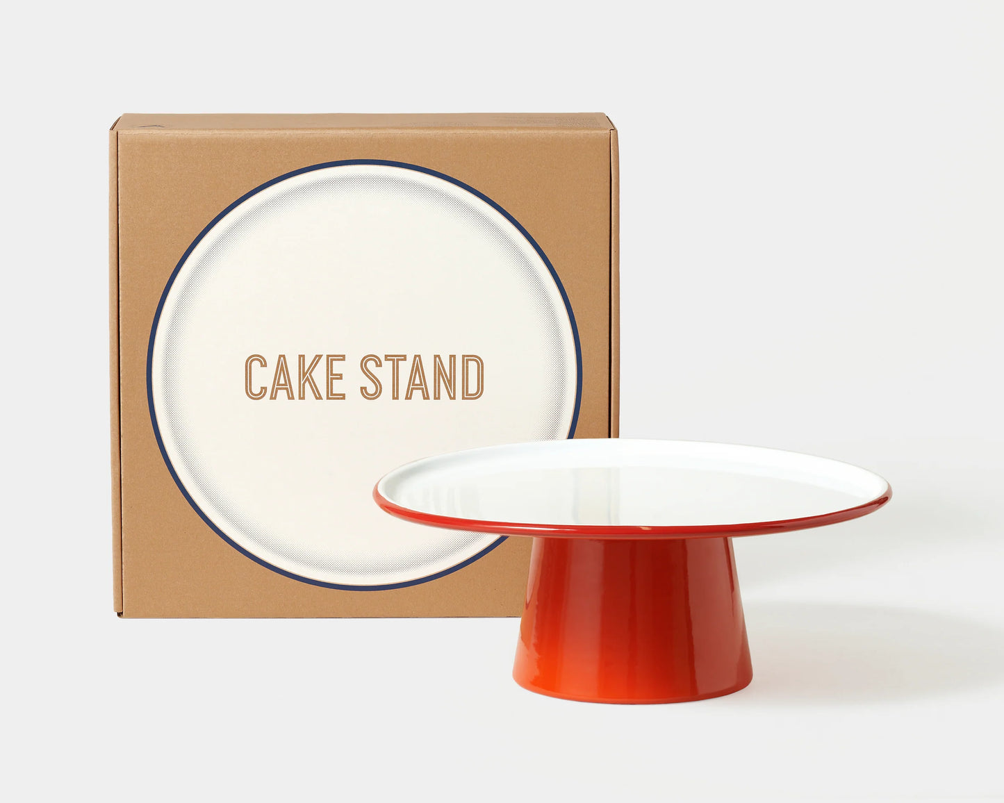 Falcon Enamelware Enamel Cake Stand Pillarbox Red | Falcon Enamelware | Miss Arthur | Home Goods | Tasmania