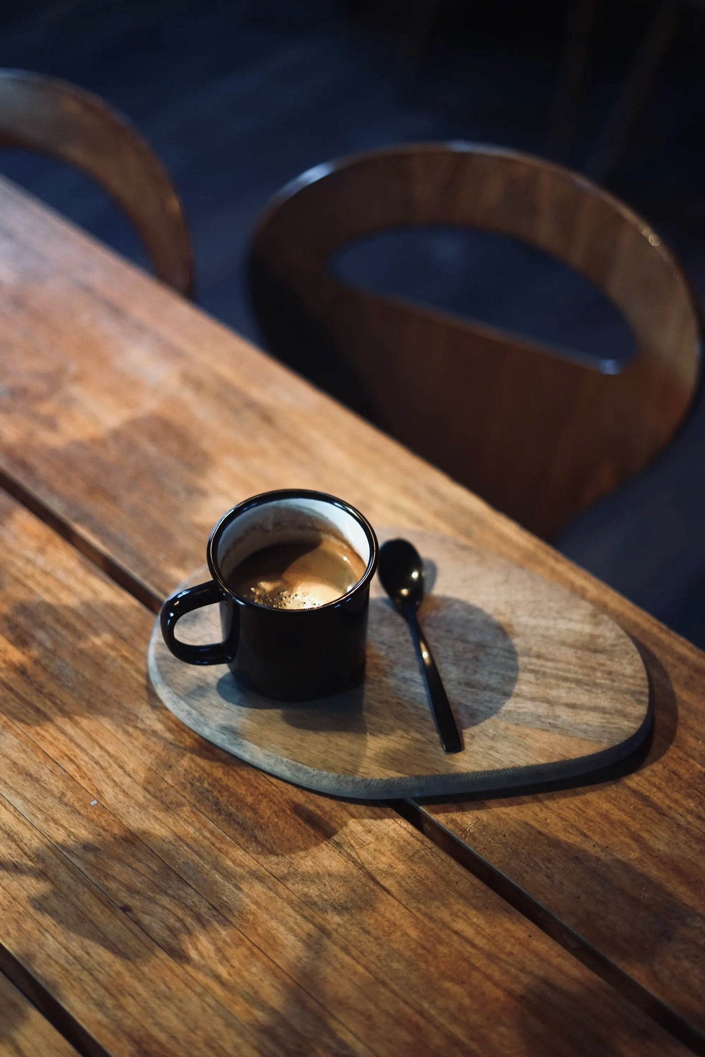Falcon Enamelware Enamel Espresso Cup Coal Black | Falcon Enamelware | Miss Arthur | Home Goods | Tasmania
